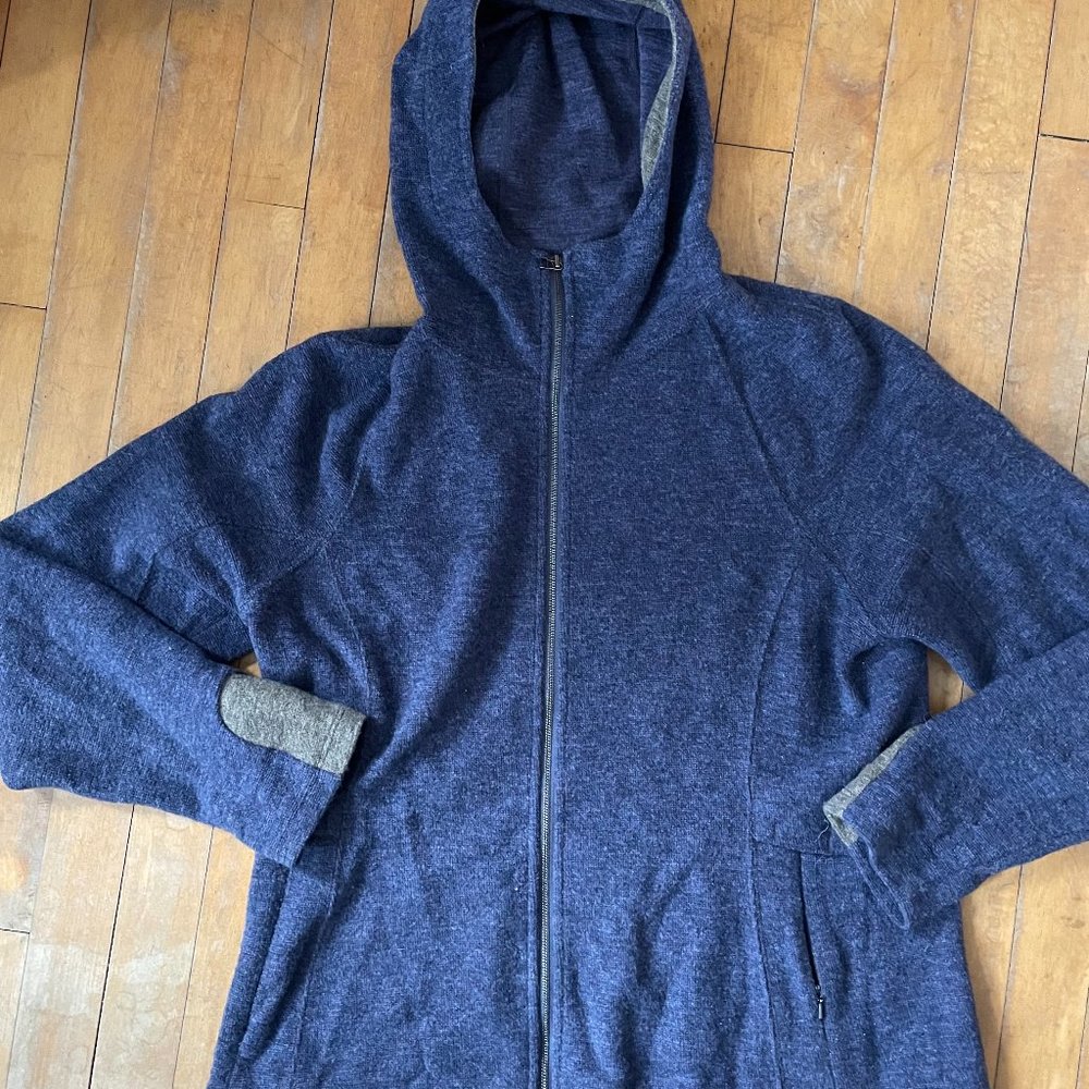 Ibex Women's Shak Hoodie~Purple Heather~L~Perfect!